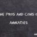 annuities pros cons